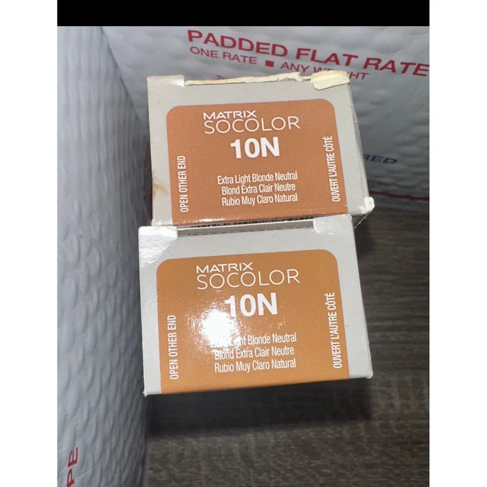 Matrix SoColor Hair Color 10N Extra Light Blonde‎ Neutral Permanent Cream 2 Pack